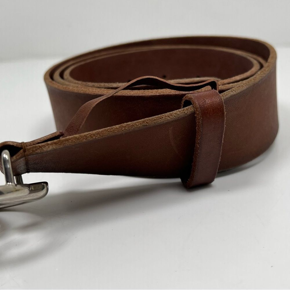Gucci GG Brown Leather Belt Size 110 - 44 - Picture 2 of 11